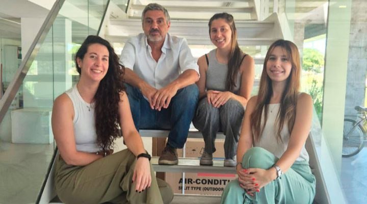 El equipo del laboratorio de Biología Molecular de Protozoarios que trabajó en GCanner