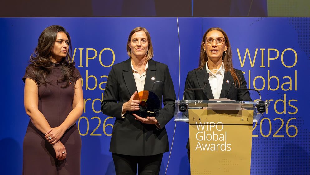 Las fundadoras de INFIRA reciben el premio en los WIPO Global Awards 2026