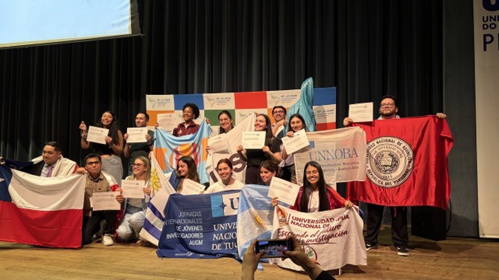 Siete investigaciones de la UNL fueron distinguidas en las Jornadas de Jóvenes Investigadores de Brasil